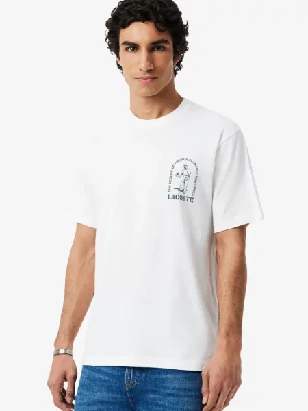 Футболка Lacoste біла