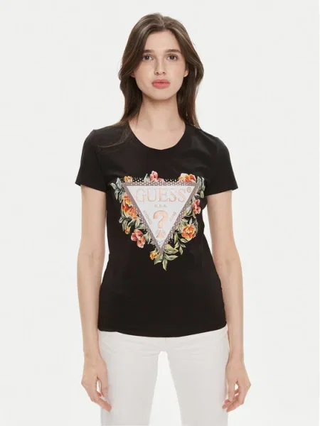 Тениска Guess черно