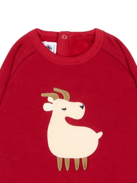 Bluza dziecięca Petit Bateau czerwona
