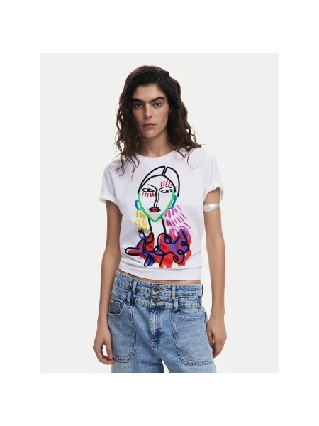 Desigual majica MISURI bijela