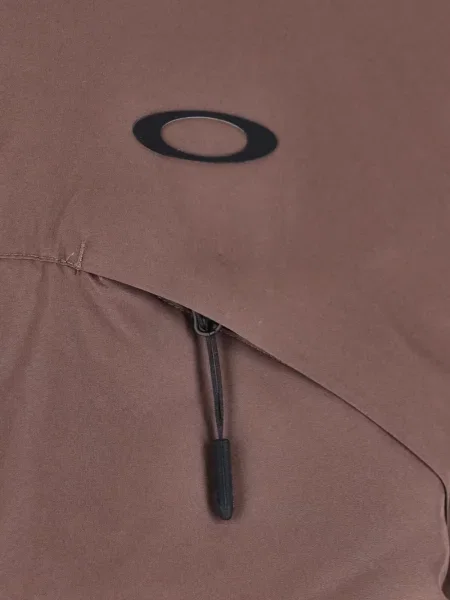 Bunda Oakley s kapucí hnědá