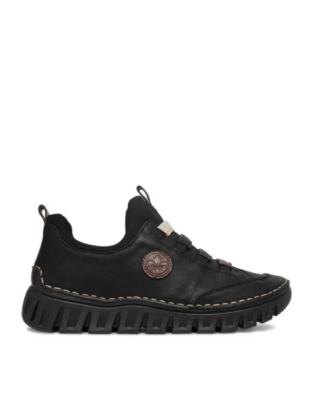Sneakersy Rieker czarne