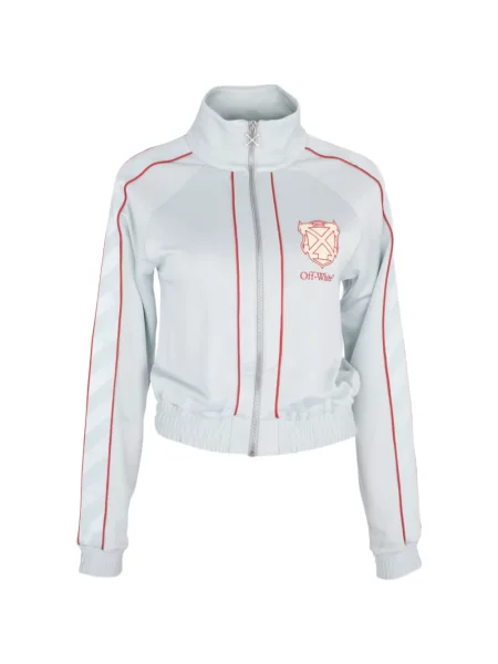 Hanorac Off-white cu imagine alb