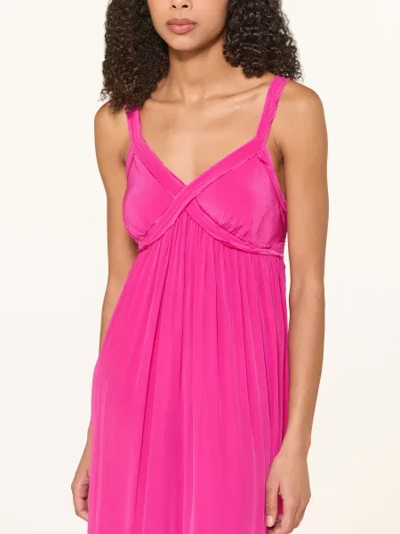 Essentiel Antwerp Sukienka Jacobean pink różowa