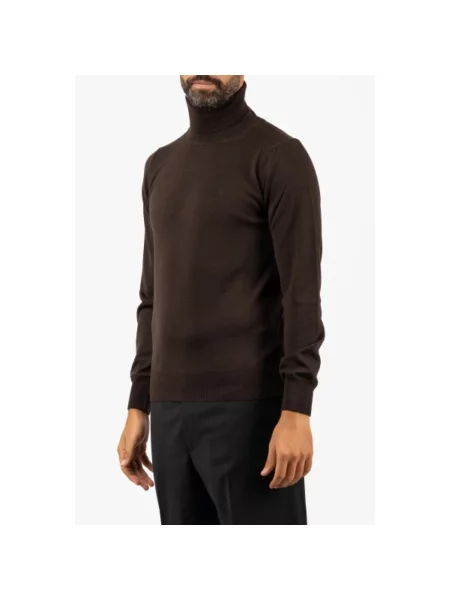 Sweter Brooksfield wełniany brązowy