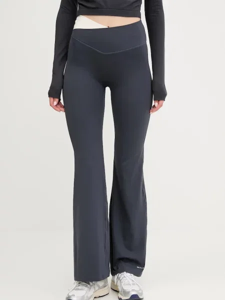 P.E Nation legginsy treningowe Wander granatowy wzorzyste