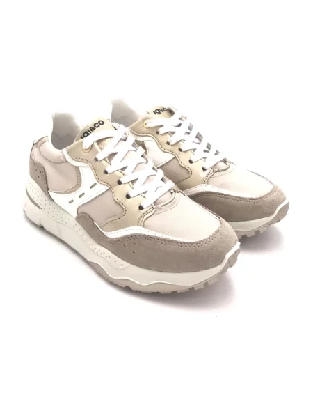 Sneakersy Igi&co skórzane beżowe