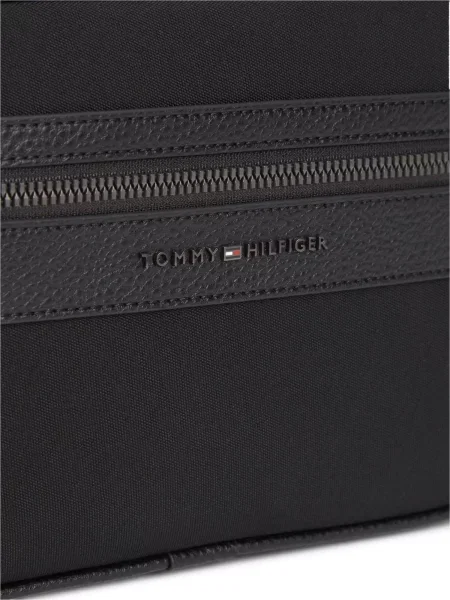 TOMMY HILFIGER Geantă de umăr negru