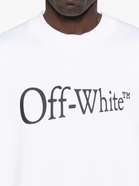 Hanorac Off-white cu imagine alb