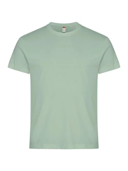 Clique Basic-T koszulka dopasowana Sage Green zielona