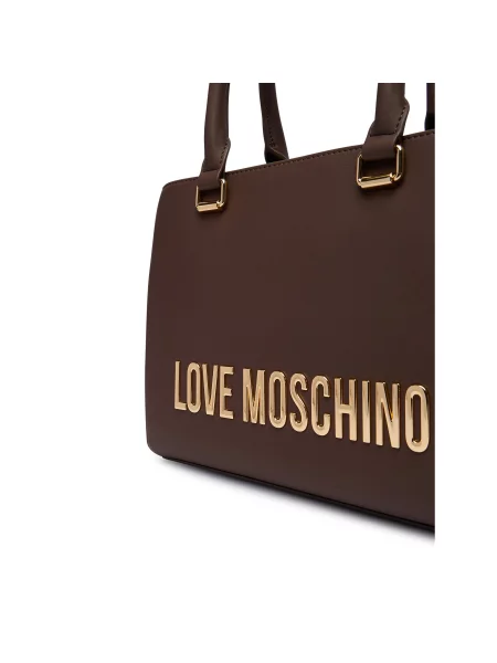Ročna torba LOVE MOSCHINO rjava