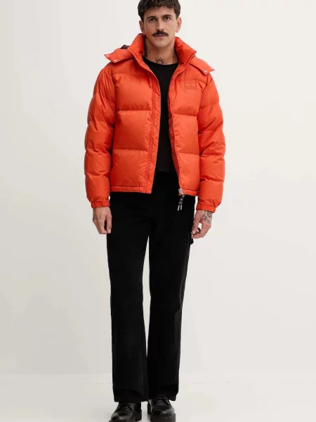Tommy Jeans páperová bunda pánska oranžová