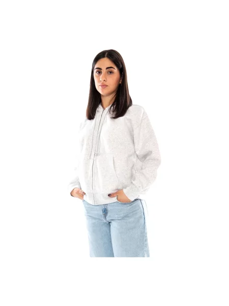 Bluza z kapturem Levi's z kapturem szara