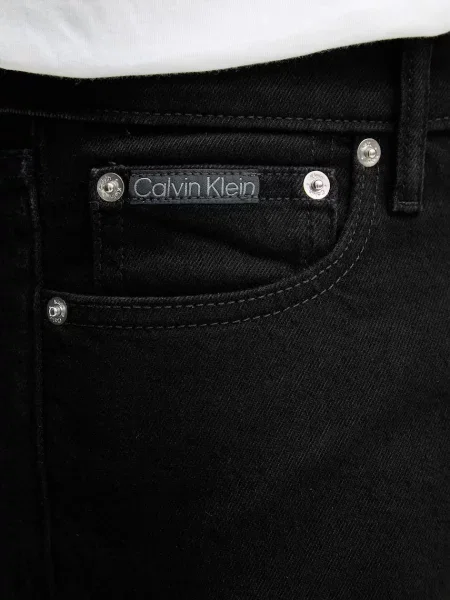 Calvin Klein Jeans дънки slim fit мъжки черно