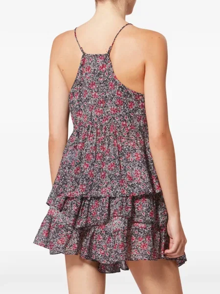 Top Marant Etoile cu volane negru