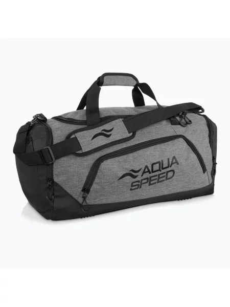 Чанта за тренировка AQUA-SPEED 43 l сива/черна черно
