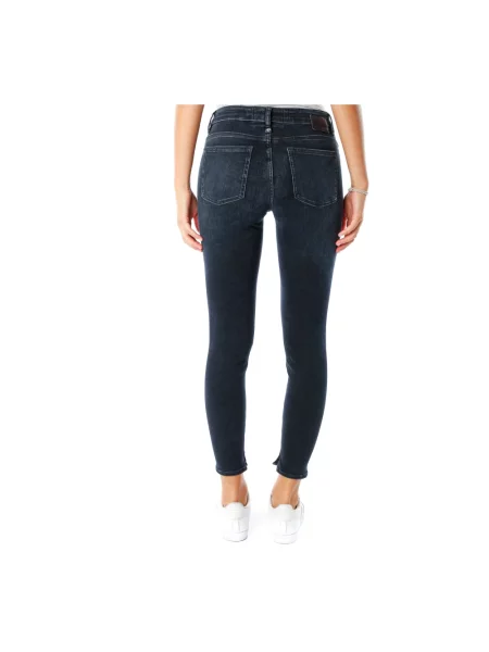 Skinny jeansy skinny Drykorn niebieskie