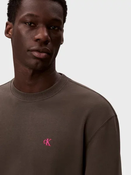 Світшот Calvin Klein Jeans коричневий