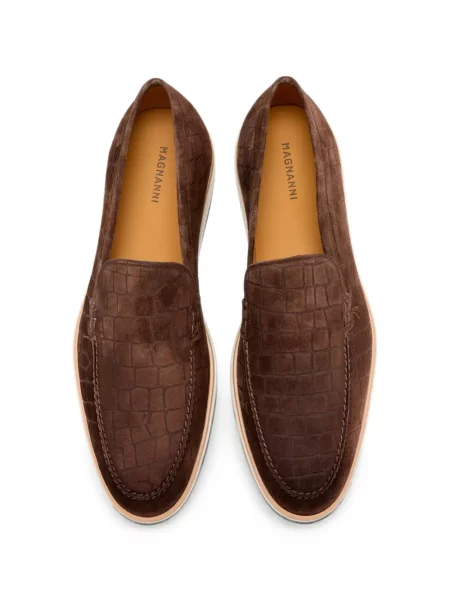 Szarvasbőr loafer Magnanni barna