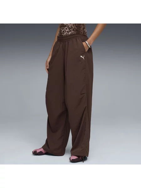 PUMA spodnie dresowe T7 Odzież S brązowy