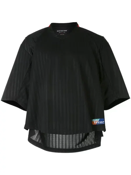 Fotbal tricou Martine Rose negru