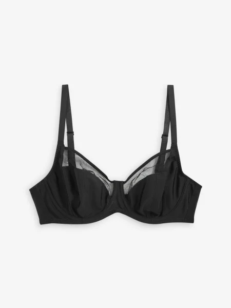 Next Sutien bej / negru alb