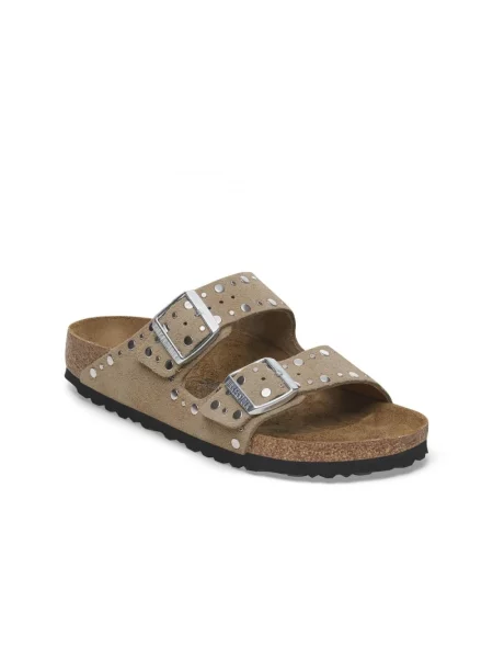 Trampki Birkenstock Arizona Rivets Suede Leather Taupe EUR 38 beżowe