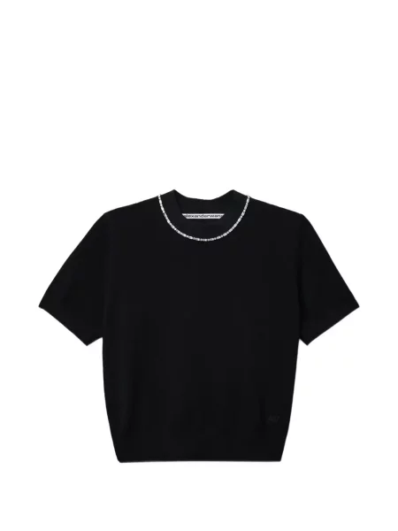 Μικρός τοπ Alexander Wang μαύρο