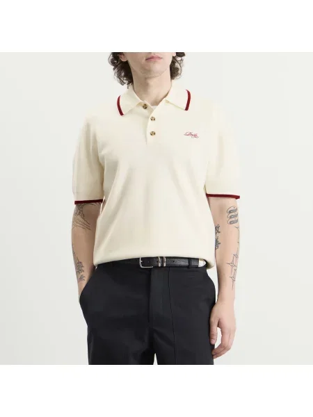 Koszulka polo Drole De Monsieur biała