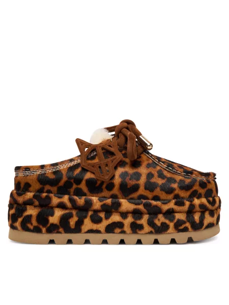 Naked Wolfe Usnjeni copati Naked Wolfe Blizzard rjava