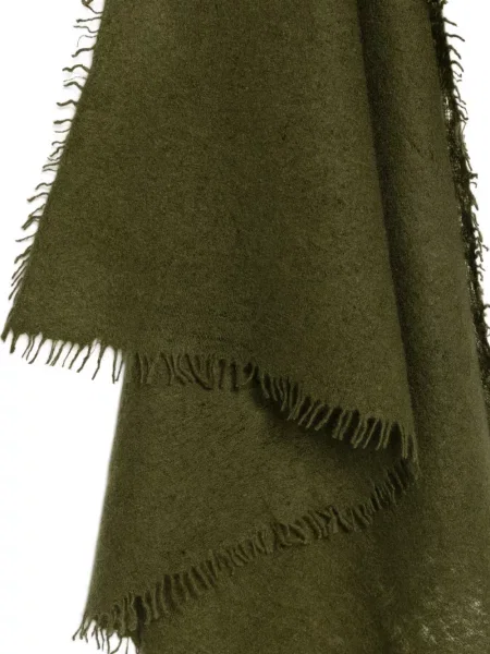 Fular Mouleta cu franjuri verde