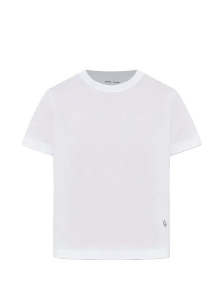 Grafic tricou Samsøe Samsøe alb