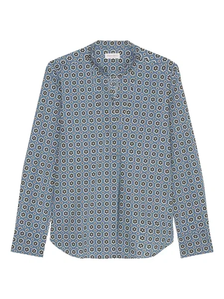 Cămașă Marc O'polo cu model floral cu imagine albastru