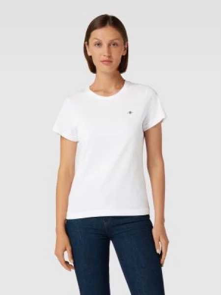 Gant T-Shirt Shield biały