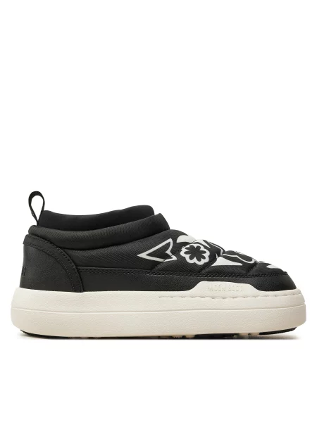 Μποτάκια Moon Boot Park Soft Flower μαύρο