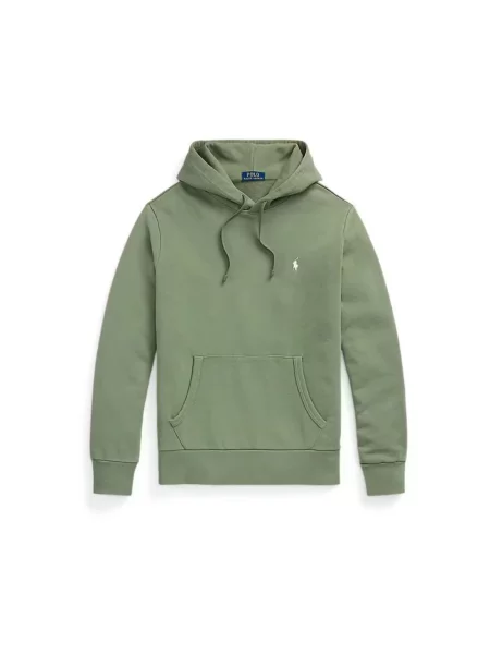 Bluza z kapturem Polo Ralph Lauren z kapturem zielona