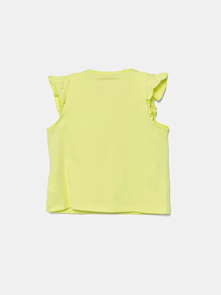 Dječja majica kratkih rukava United Colors of Benetton zelena