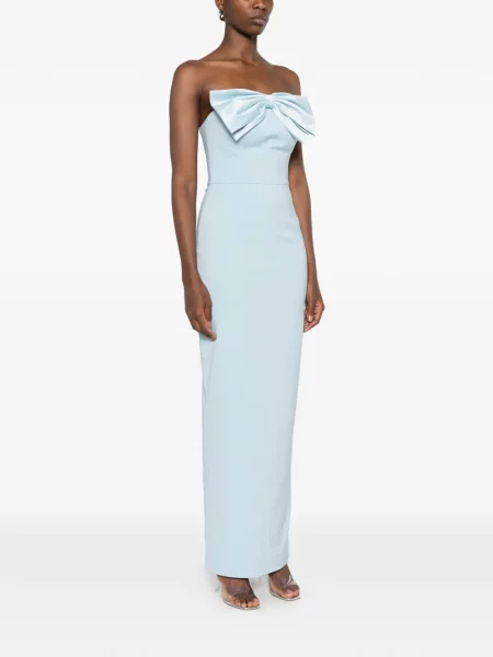 Rochie maxi Leen Mougrhabi cu funde albastru