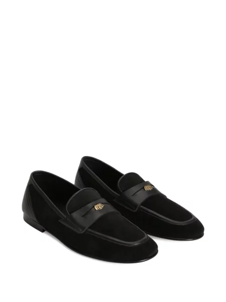 Kožené bačkory Dolce & Gabbana černé