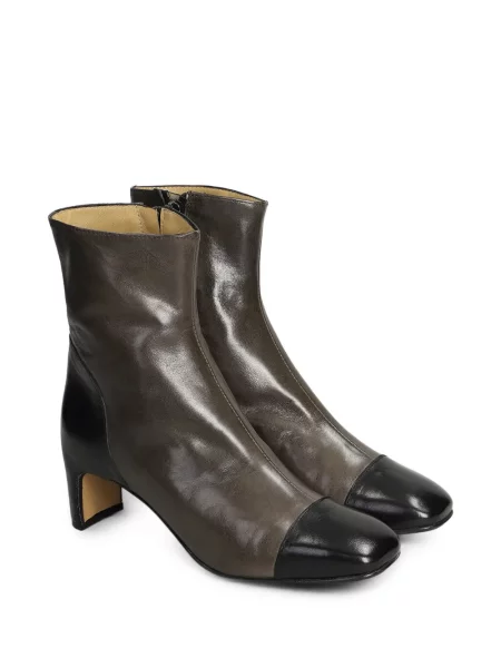 Pantofi cu toc L Arianna din piele gri