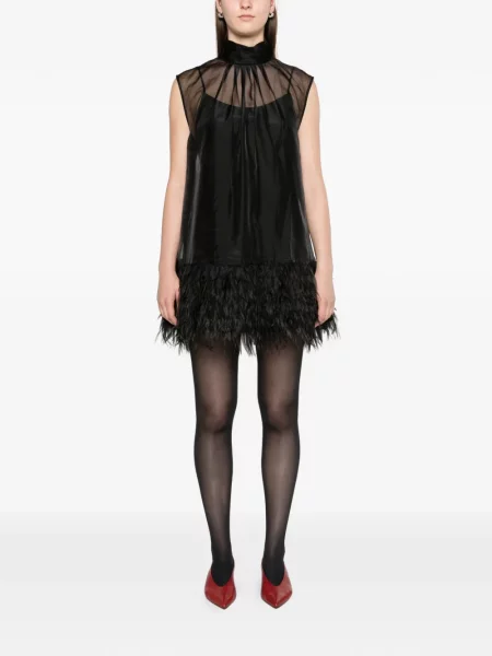 Rochie mini Simkhai din organza negru