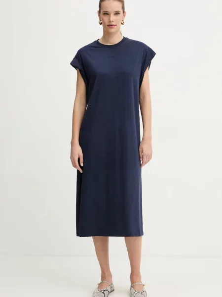 BOSS Orange sukienka pomarańczowa