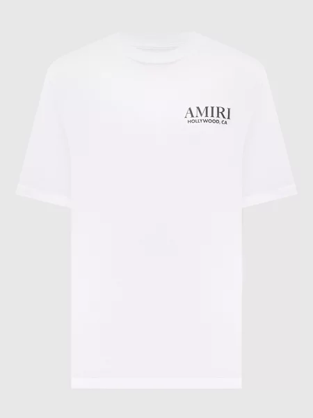 Футболка Bones Stacked Amiri біла