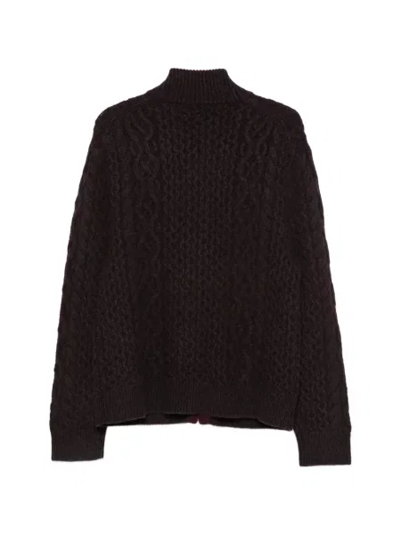 Cardigan Bompard tricotate violet
