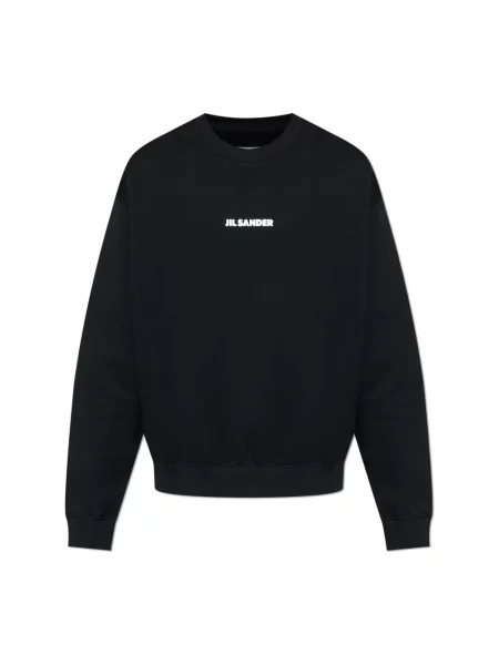 Bluza Jil Sander z logo czarna