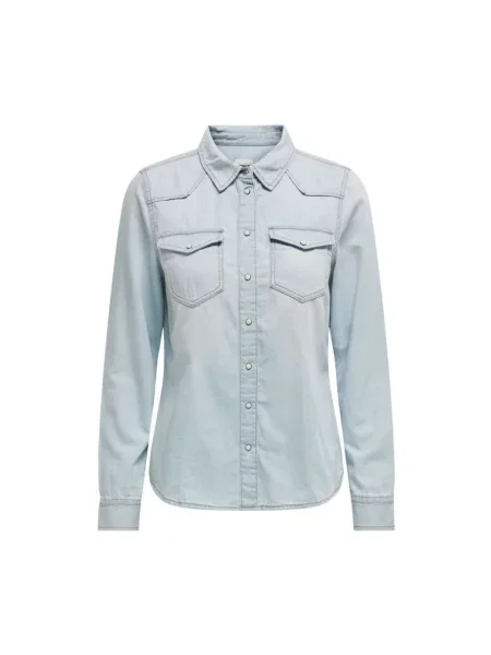 ONLY Bluzki i koszule Kobieta M Koszule niebieski