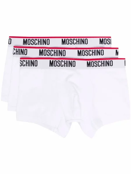 Boxeri Moschino alb