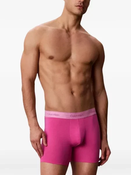 Boxeri Calvin Klein Underwear cu autograf verde