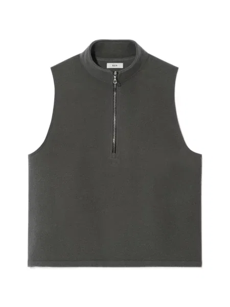 Pulover Rier fără mâneci verde