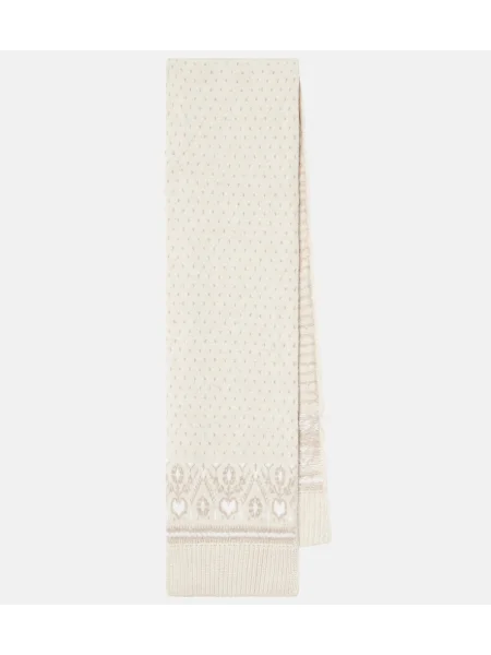 Fular Khaite din cașmir bej